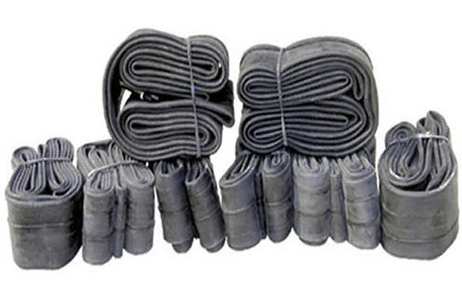 Motorcycle inner tubes packed in bags